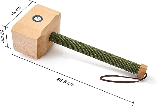 Navy Wooden Thor Mjolnir Hammer Home Decor