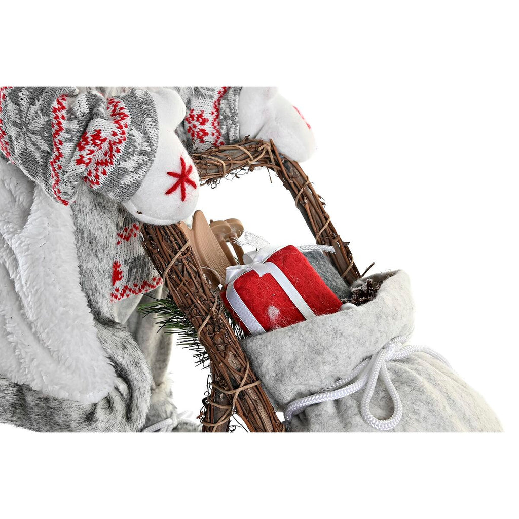 Christmas bauble DKD Home Decor Grey Father Christmas 42 x 22 x 48 cm