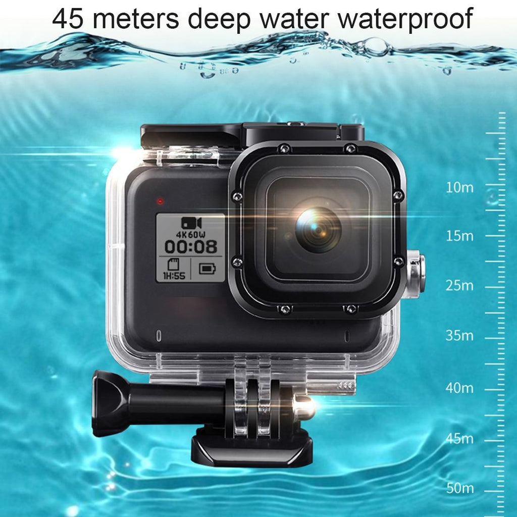 NNEIDS Waterproof Housing For Gopro Hero8 With Mount And Accessories