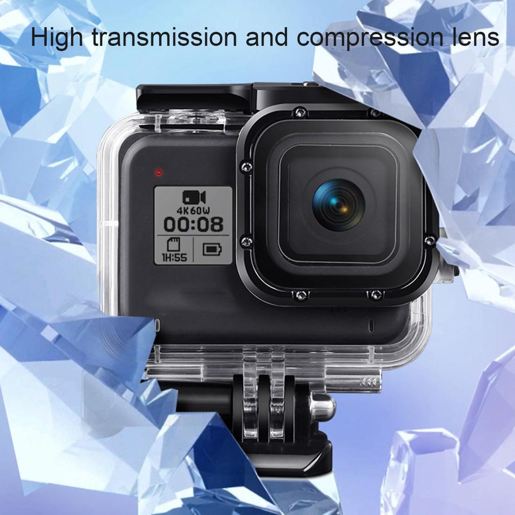 NNEIDS Waterproof Housing For Gopro Hero8 With Mount And Accessories