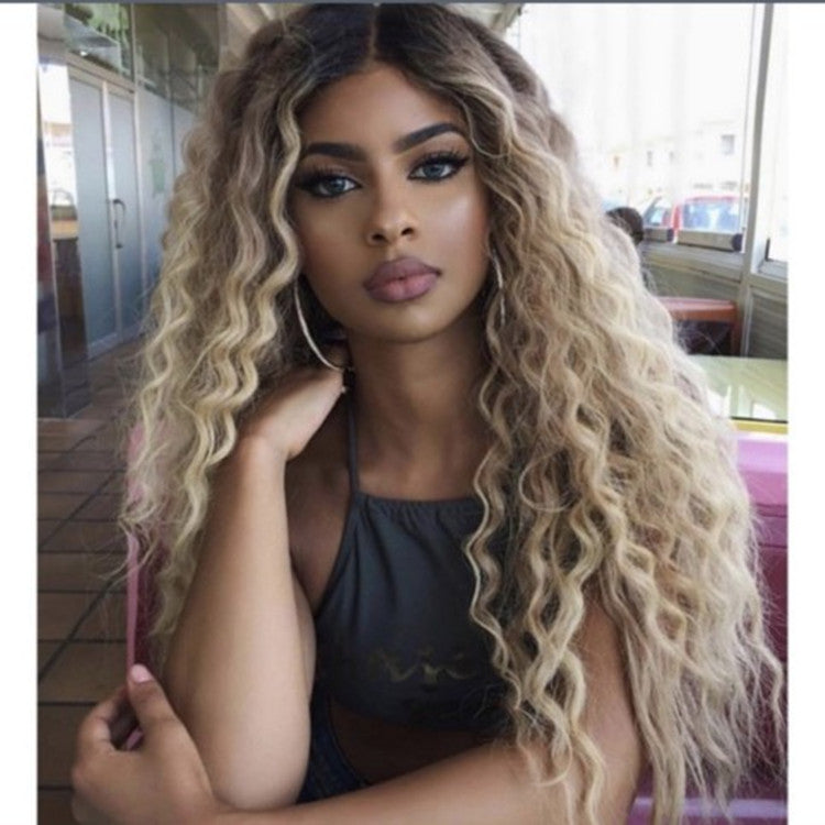 Elegant Long Curly Wig-3