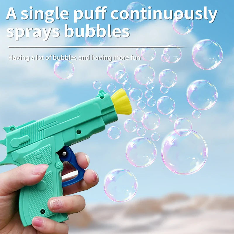 Hot Selling Bubble Gun Portable Manual Toy for Kids