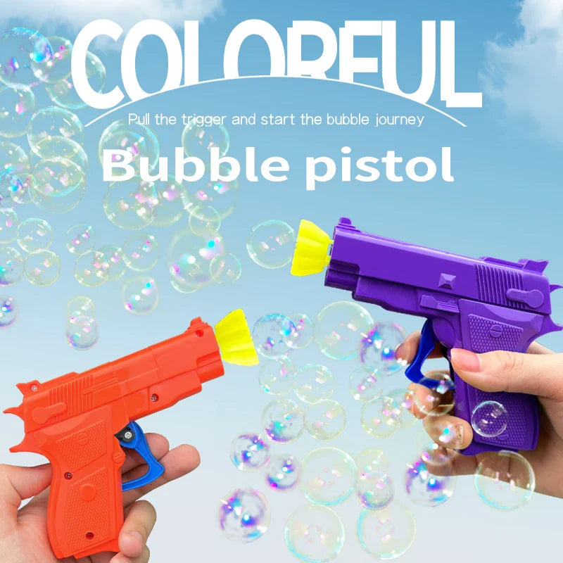Hot Selling Bubble Gun Portable Manual Toy for Kids