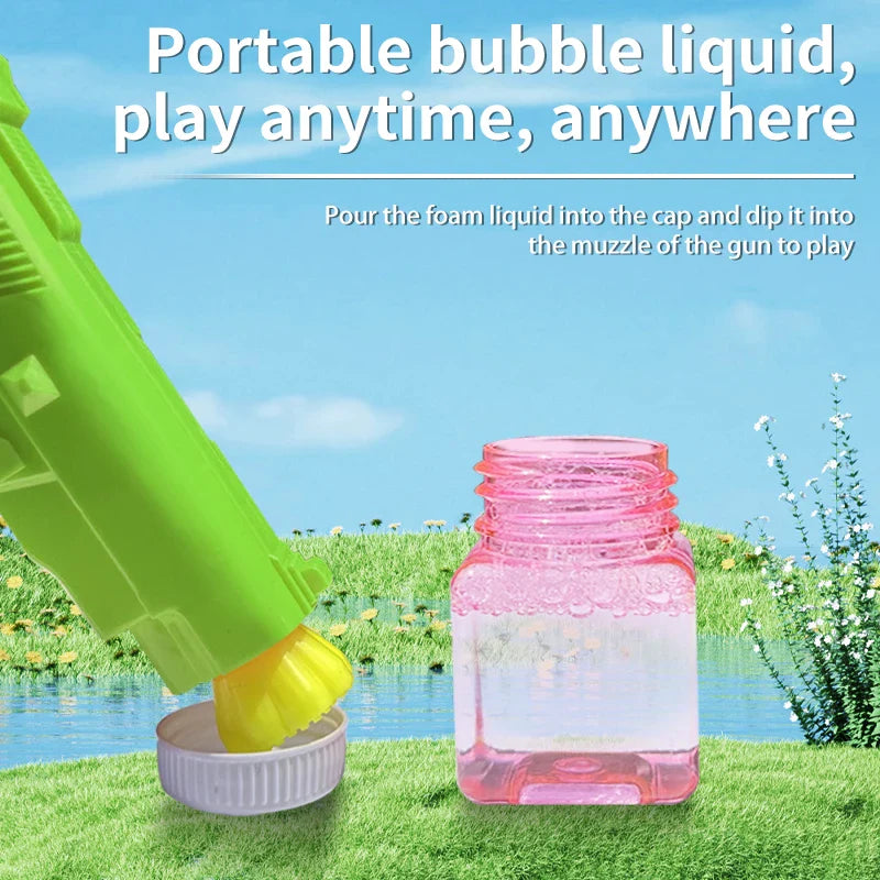 Hot Selling Bubble Gun Portable Manual Toy for Kids