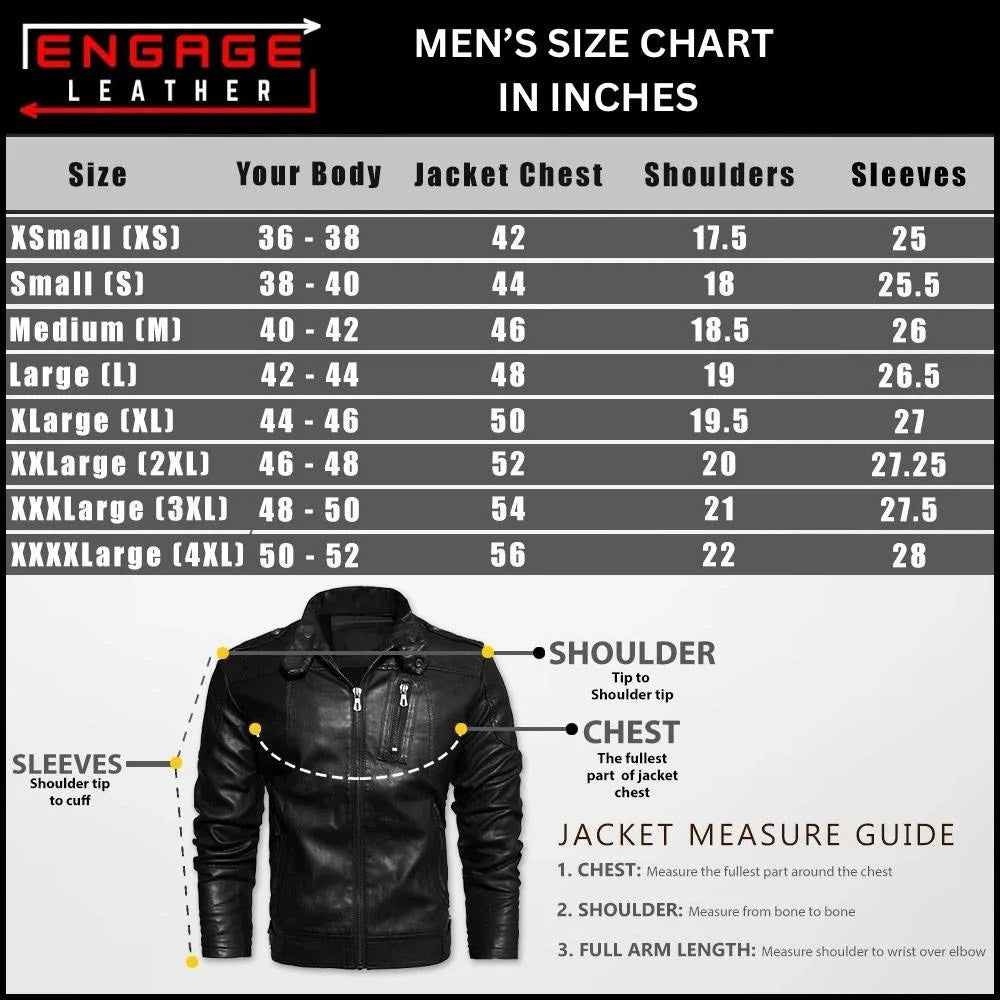 MEN BROWN LEATHER BOMBER JACKET BROWNVILLE-5