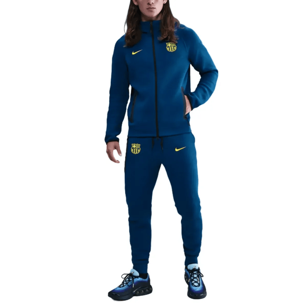 FC Barcelona blue Tech Fleece presentation tracksuit 2026 - Nike-2
