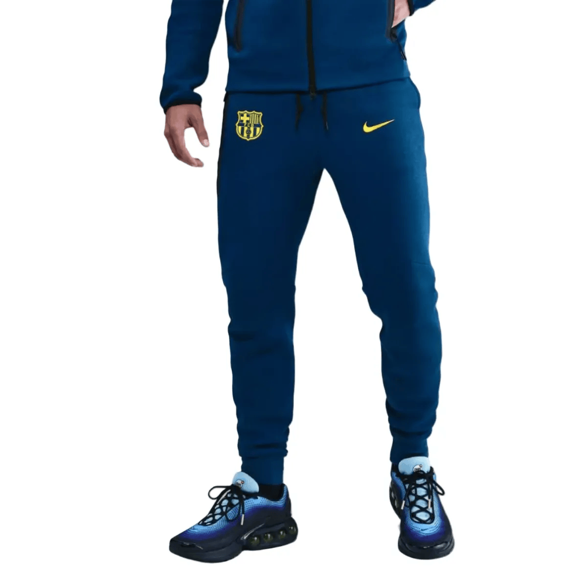 FC Barcelona blue Tech Fleece presentation tracksuit 2026 - Nike-1