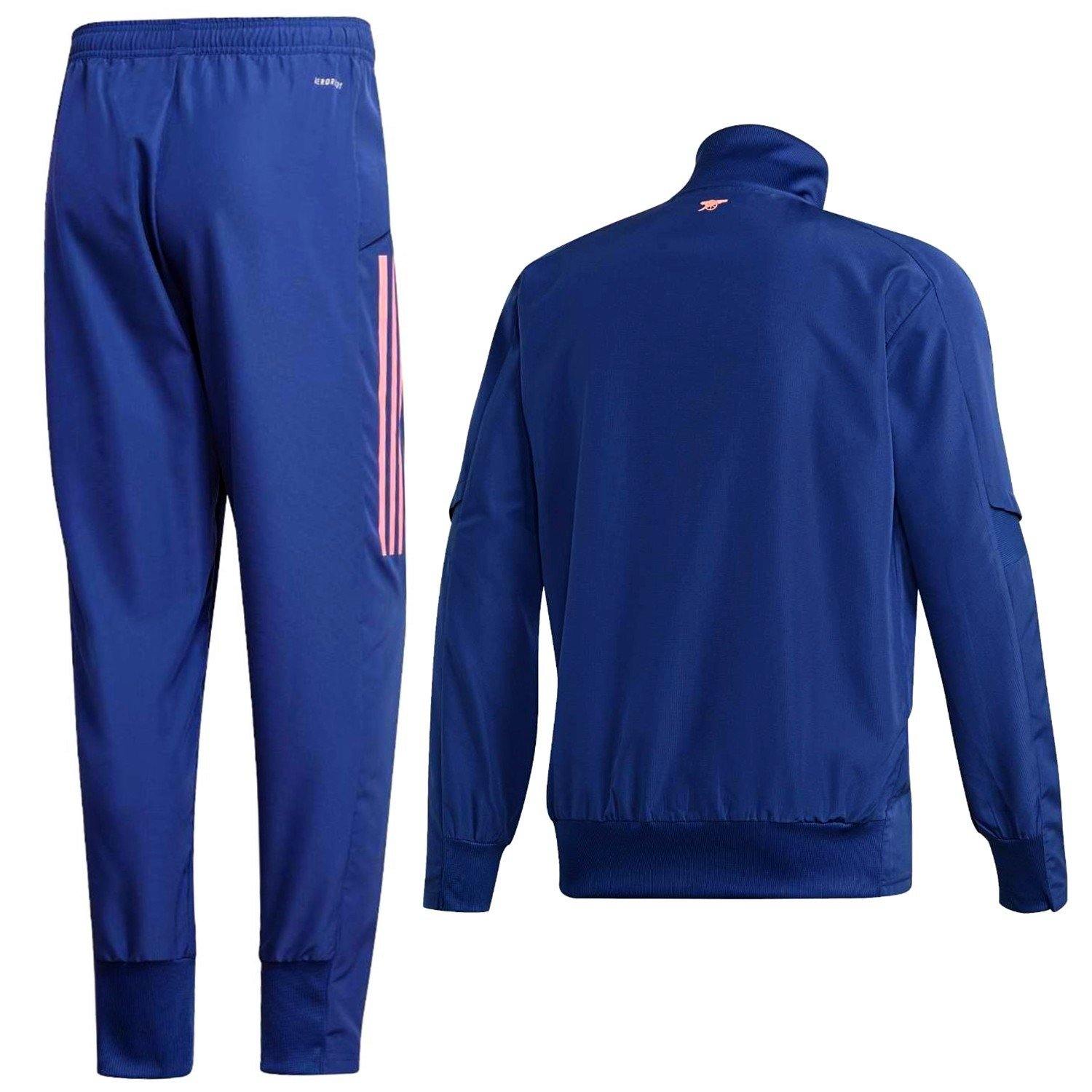 Arsenal navy presentation Soccer tracksuit 2020/21 - Adidas-1